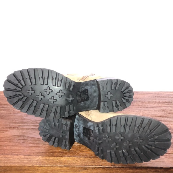 Suede mid-calf camel boots - Picture 4 of 7